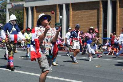 Fourth of July parade in downtown Redwood City