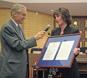 Nantell honored for years of service