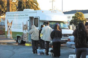 Free spay/neuter mobile clinic