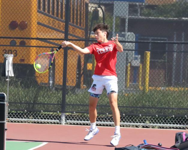 Burlingame tennis: Aaron Lo