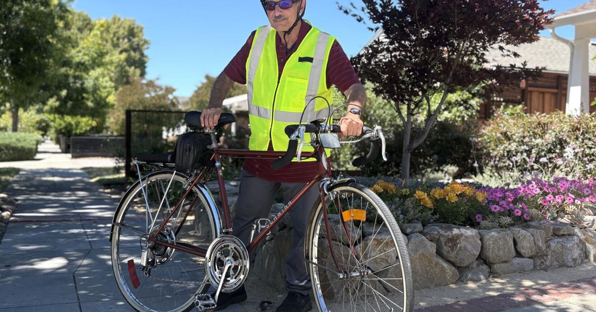 50,000 miles in 50 years: At 82 years old, Redwood City man completes milestone to commemorate 50 years with bike