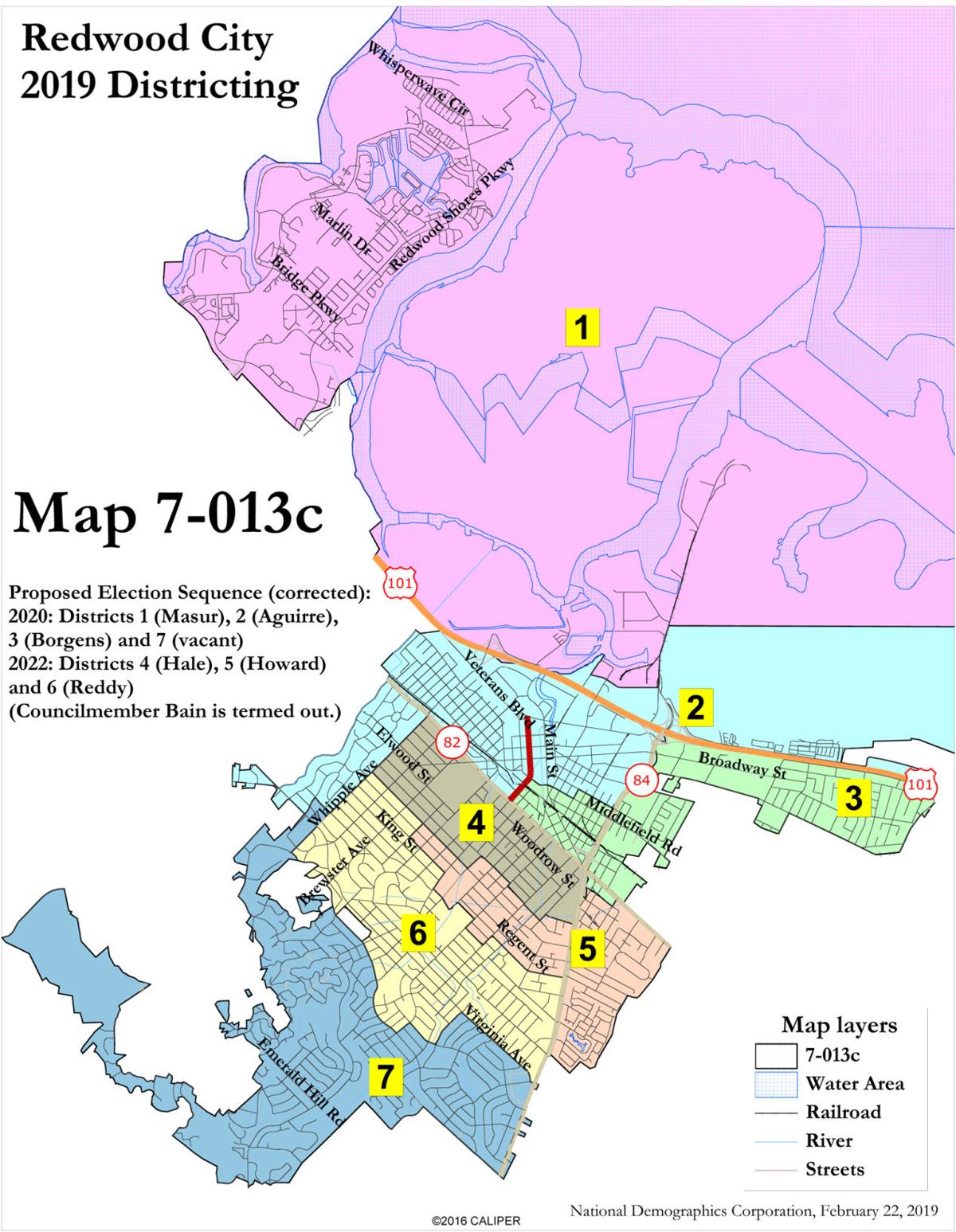 Redwood City District Maps Are Down To Two Local News