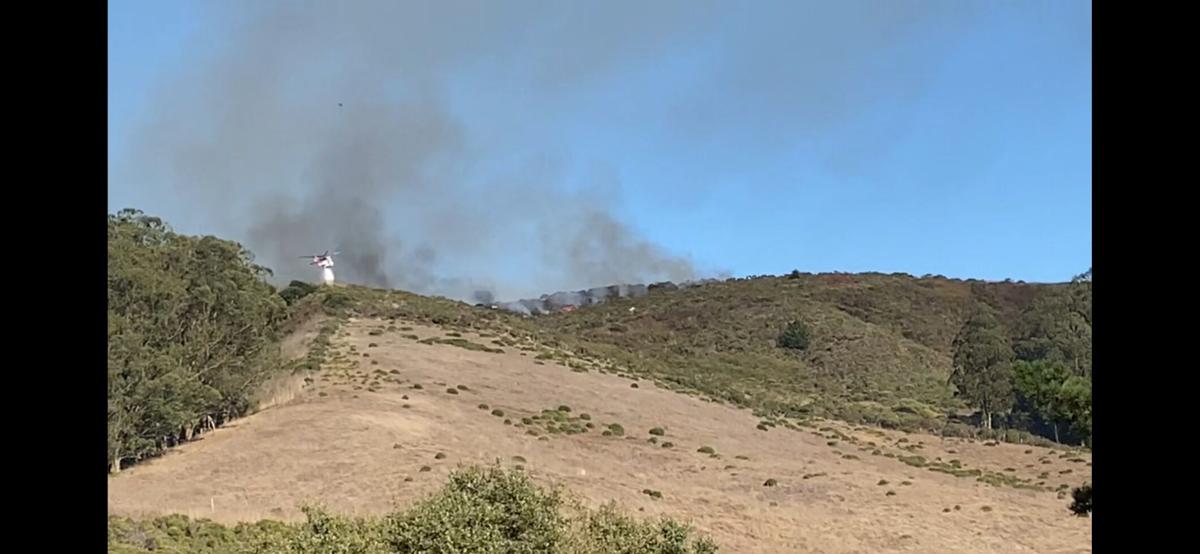 Fire dubbed Mateo Fire off State Route 92 | Local News | smdailyjournal.com