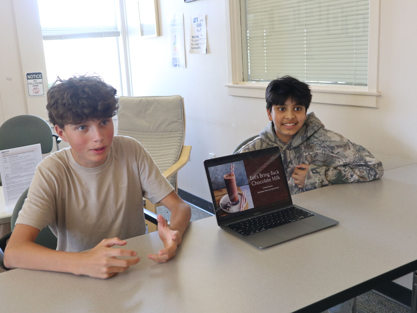 Daniel Devoy Got chocolate milk? Burlingame Intermediate School students advocate ...