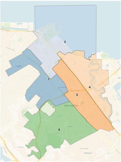 San Mateo approves district election map