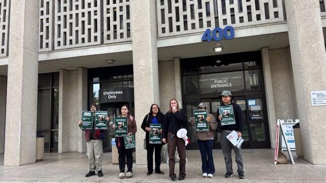 Family, advocates protest for release of South San Francisco man shot by police, charged with assault