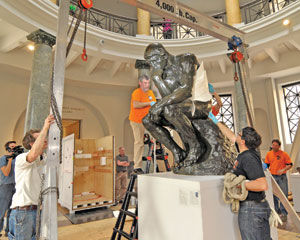 The Thinker returns to Stanford