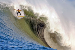 The tricky business of forecasting Titans: Monster waves hit Mavericks, contest organizers consider conditions