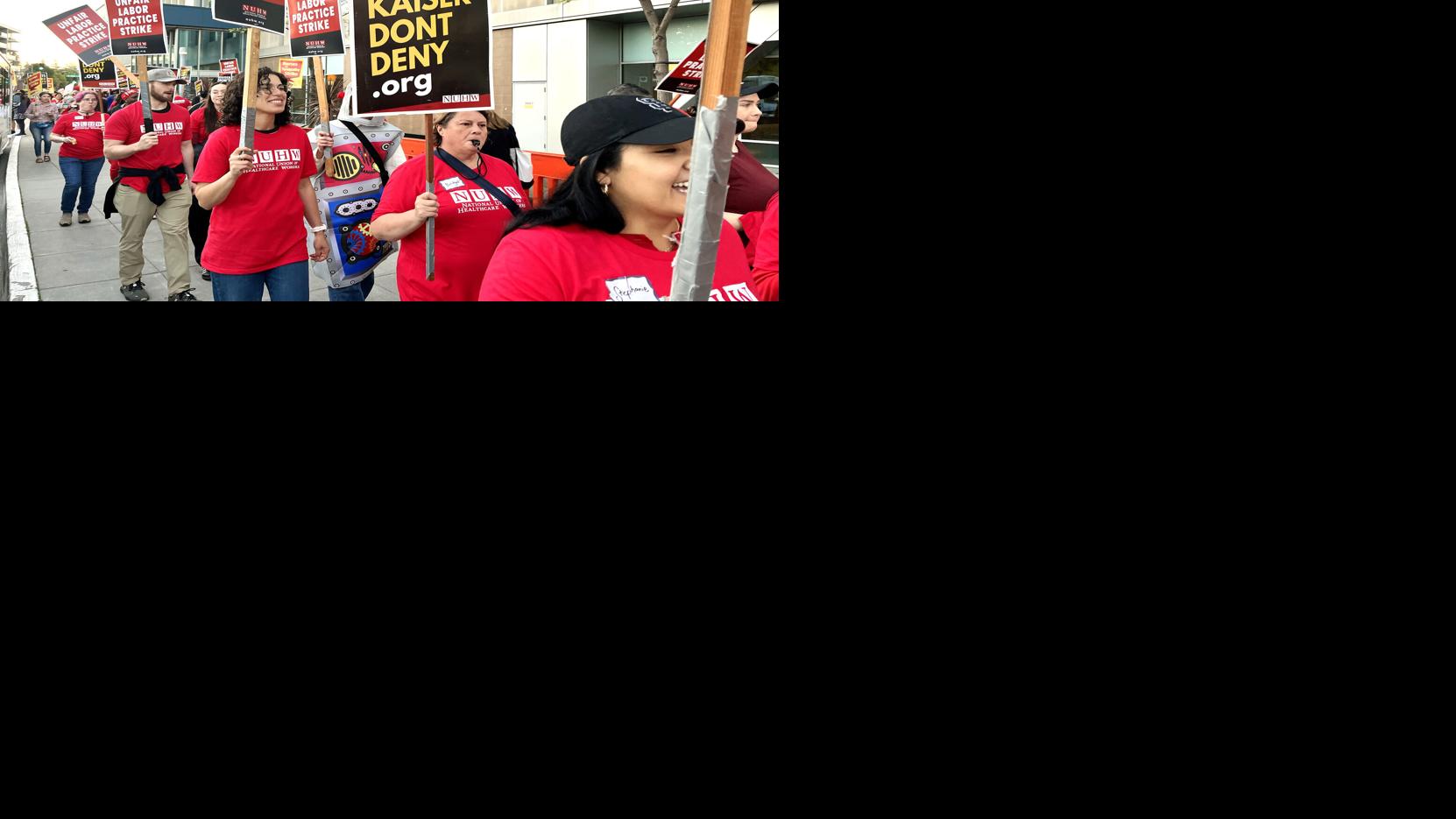 2,400 Kaiser mental health professionals strike in Northern California over AI concerns