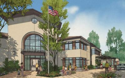 Burlingame Community Center mission-style