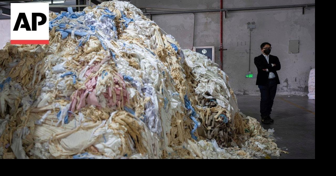 Textile waste piles up in China as fast fashion reigns and recycling takes a back seat