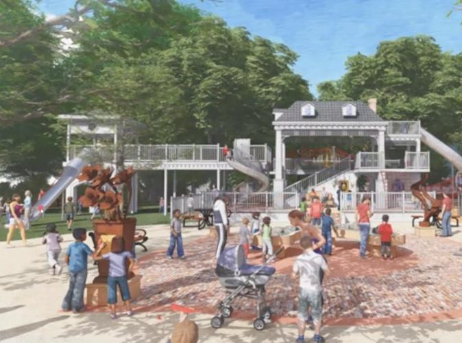 Playful history playground design