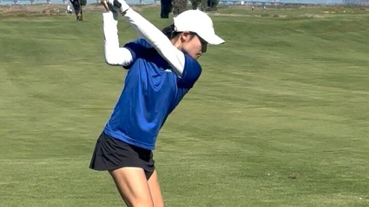 Nueva’s Yen holds on for WBAL girls’ golf title