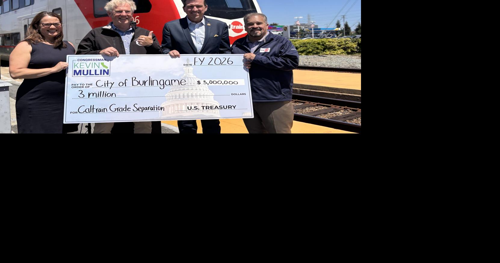 Burlingame Broadway rail crossing plan gets funding boost