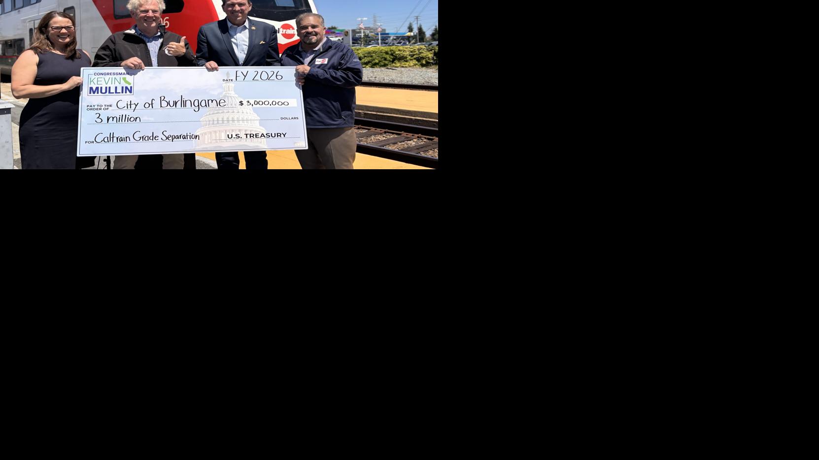 Burlingame Broadway rail crossing plan gets funding boost