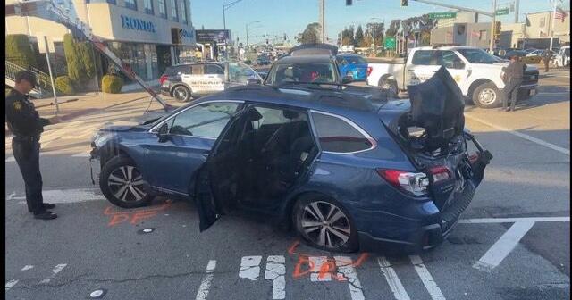 Another train-vehicle collision at Broadway intersection in Burlingame