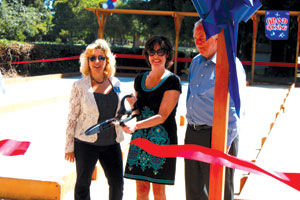 New bocce ball courts in Burlingame
