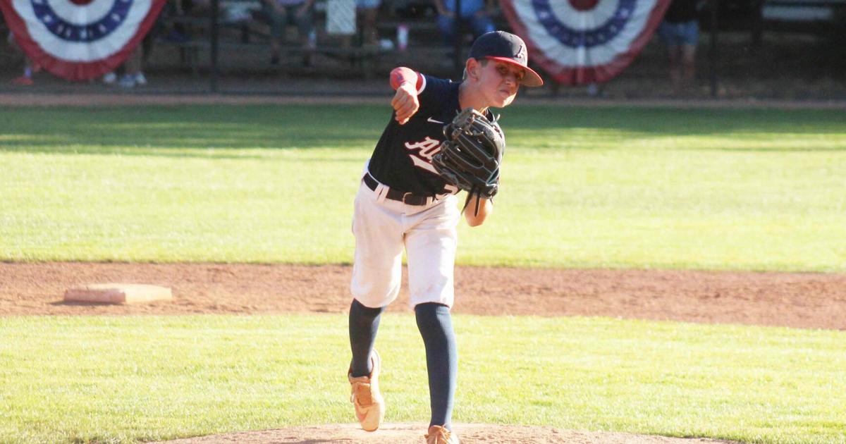 Alpine baseball Easton Morrison