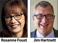 Rosanne Foust and Jim Hartnett