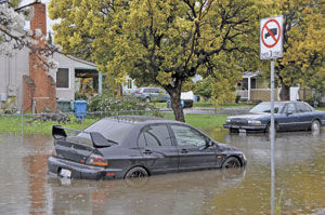 Sopping wet: County soaked by heavy downpours