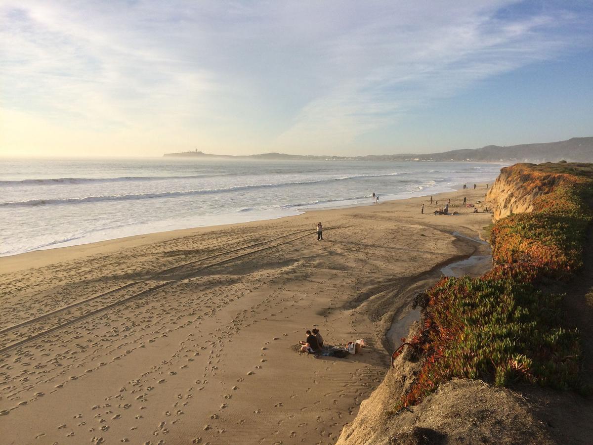 Half Moon Bay Ing Down On Trash Mischief Poplar Beach Half Moon Bay Ing Down On Trash