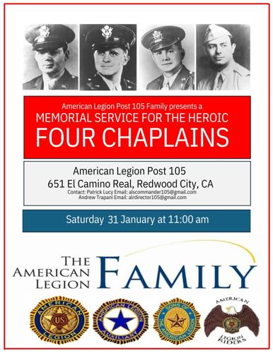FOUR CHAPLAINS CEREMONY to remember Heroism and Sacrifice by Men of Faith
