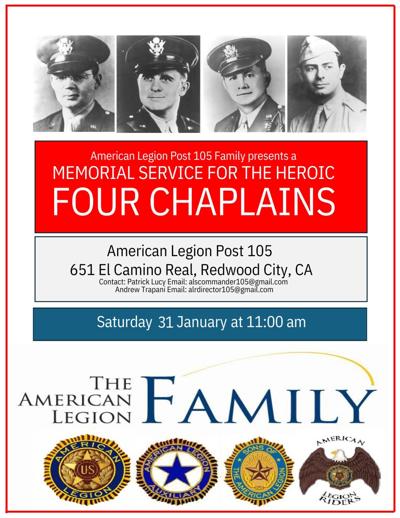 FOUR CHAPLAINS CEREMONY to remember Heroism and Sacrifice by Men of Faith