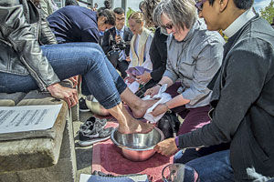 Foot-washing ritual