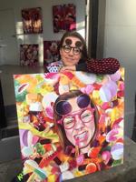 Unique look at the US: Polish artist takes a crack at pop culture in Burlingame