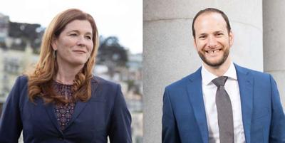 Suzy Loftus and Chesa Boudin