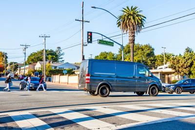 North San Mateo bike lanes