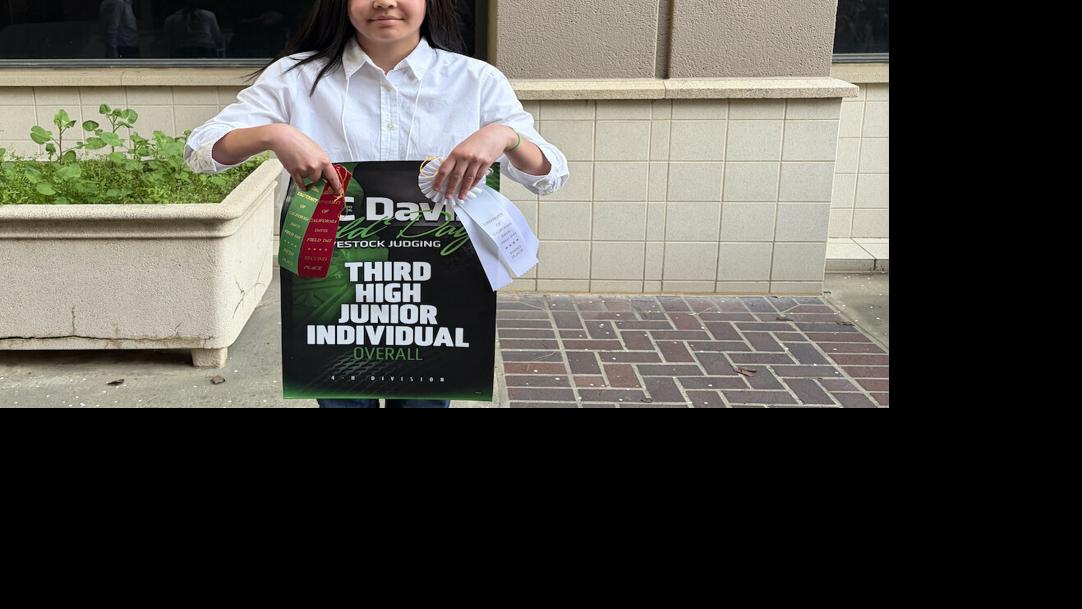 Class Notes: San Francisco/San Mateo 4-H contestant wins at State 4-H Junior Livestock Judging Contest at UC Davis