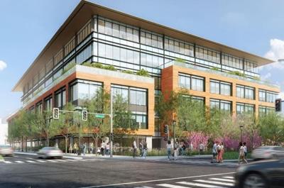 rendering - El Camino office project redwood city