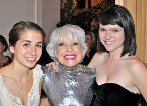 Carol Channing at the Carolands Chateau for Hillbarn Theatre Gala