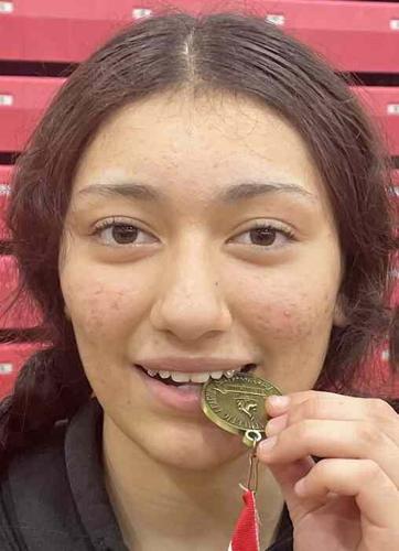 San Mateo wrestling Ruby Peraza