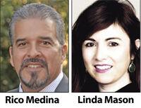 Rico Medina and Linda Mason