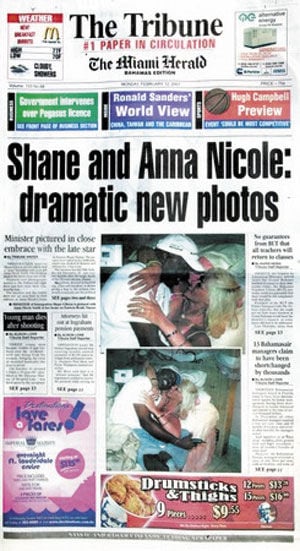 Photos of Anna Nicole Smith in bed with Bahamas immigration minister revive scandal