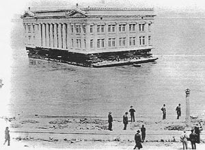 The stately Ohio Building met an inglorious end