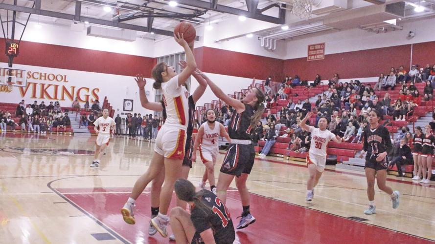Mills girls embrace spotlight: Lady Vikings rally in finale game of basketball quad to hold off Aragon