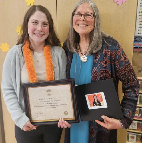 Class Notes: Teresa Gamez-Armas honored by San Bruno Rotary Club as Super Star Educator of the Year