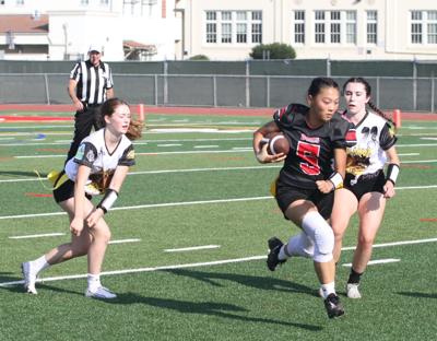 Aragon flag football: Maya Yoo