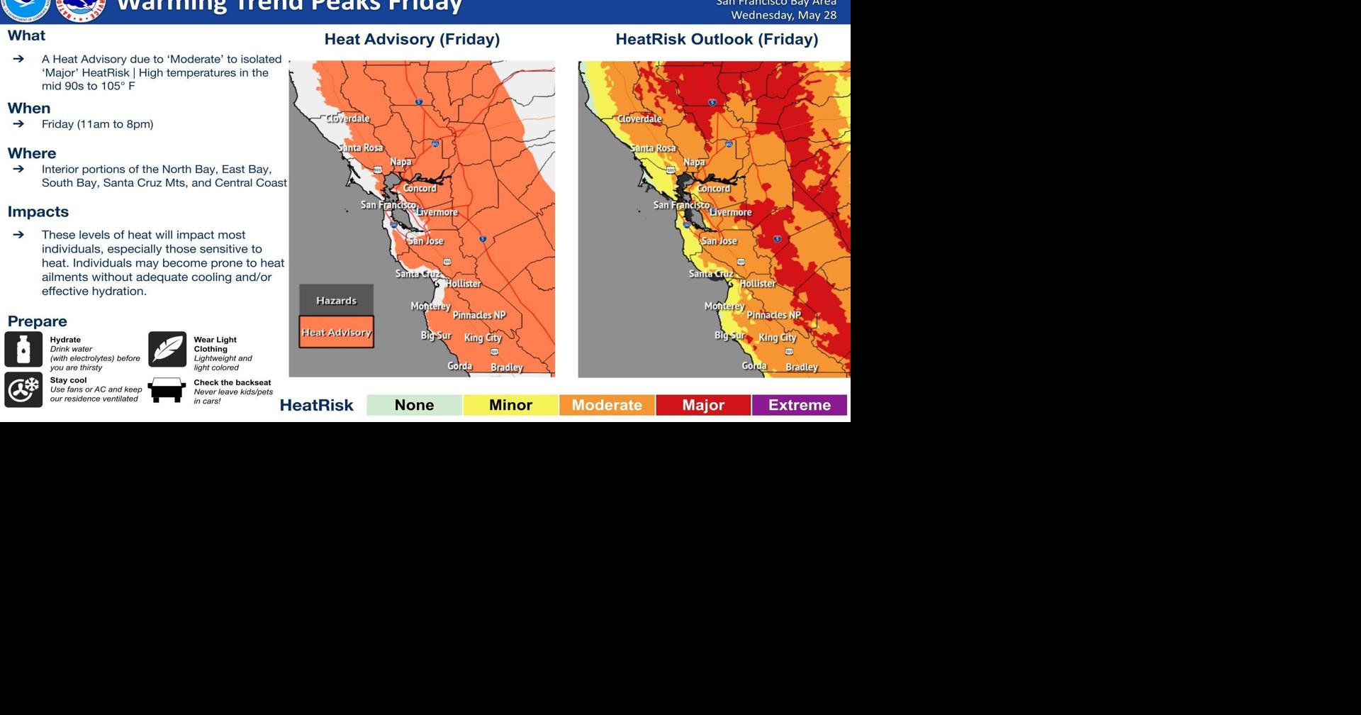 Brief heat wave to descend on the Bay Area this week | Bay Area ...