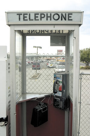 Bygone days of pay phones