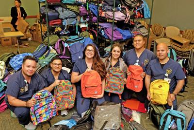 Backpack donation