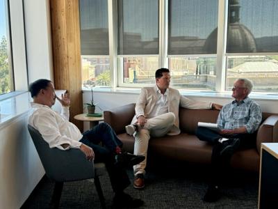 David Canepa, Tony Bayudan and  Bill Silverfarb