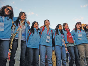 Singing for world youth