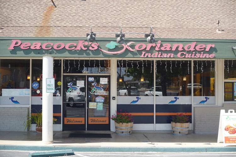 Peacock's Koriander Indian Cuisine, located off of Masonic Way in Belmont.JPG