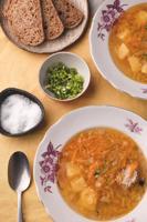 The secret to this Ukrainian soup? It is in the sauerkraut