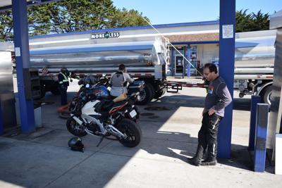 Gas station in Half Moon Bay
