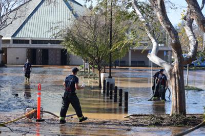 Water main break